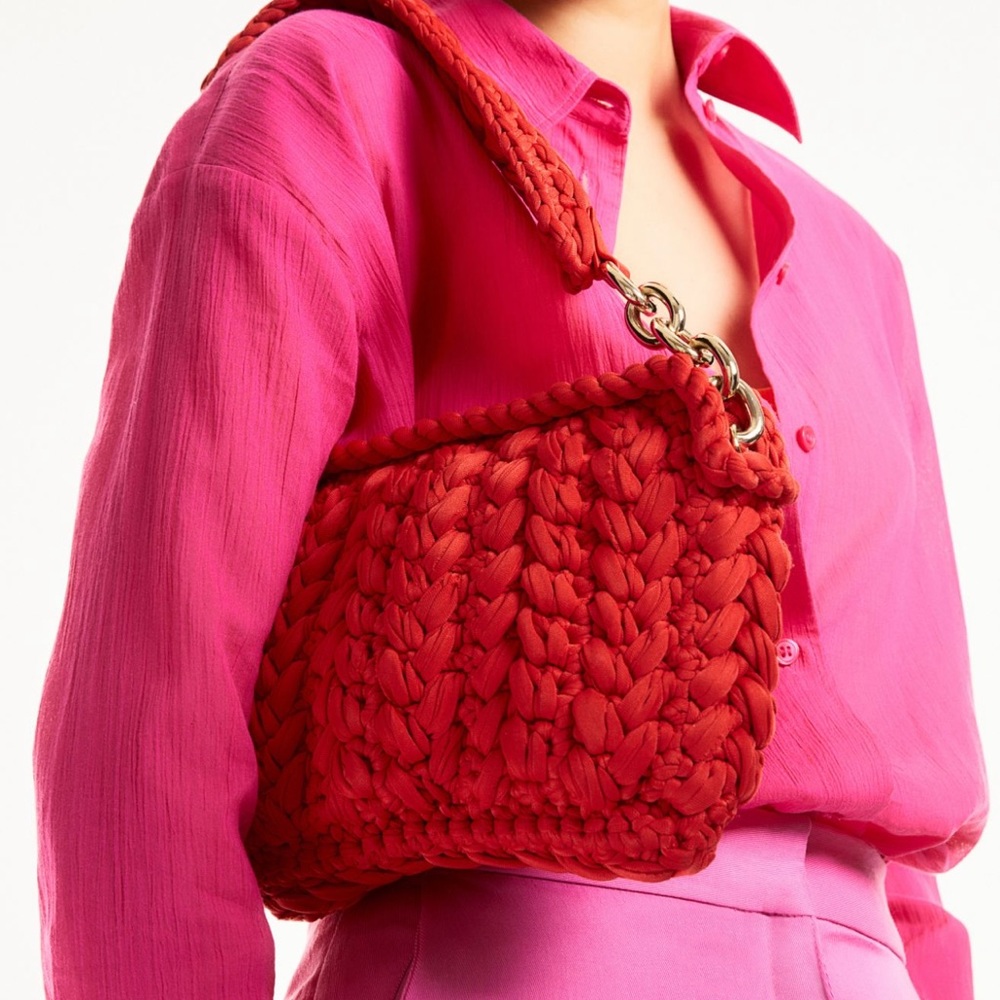 H&M Reg Knotted Handbag NWT